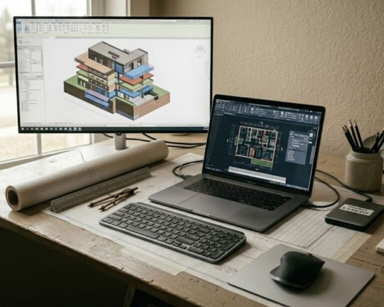 SMFCAD independent architectural designer and 3D artist creating precise CAD drawings and photorealistic renderings